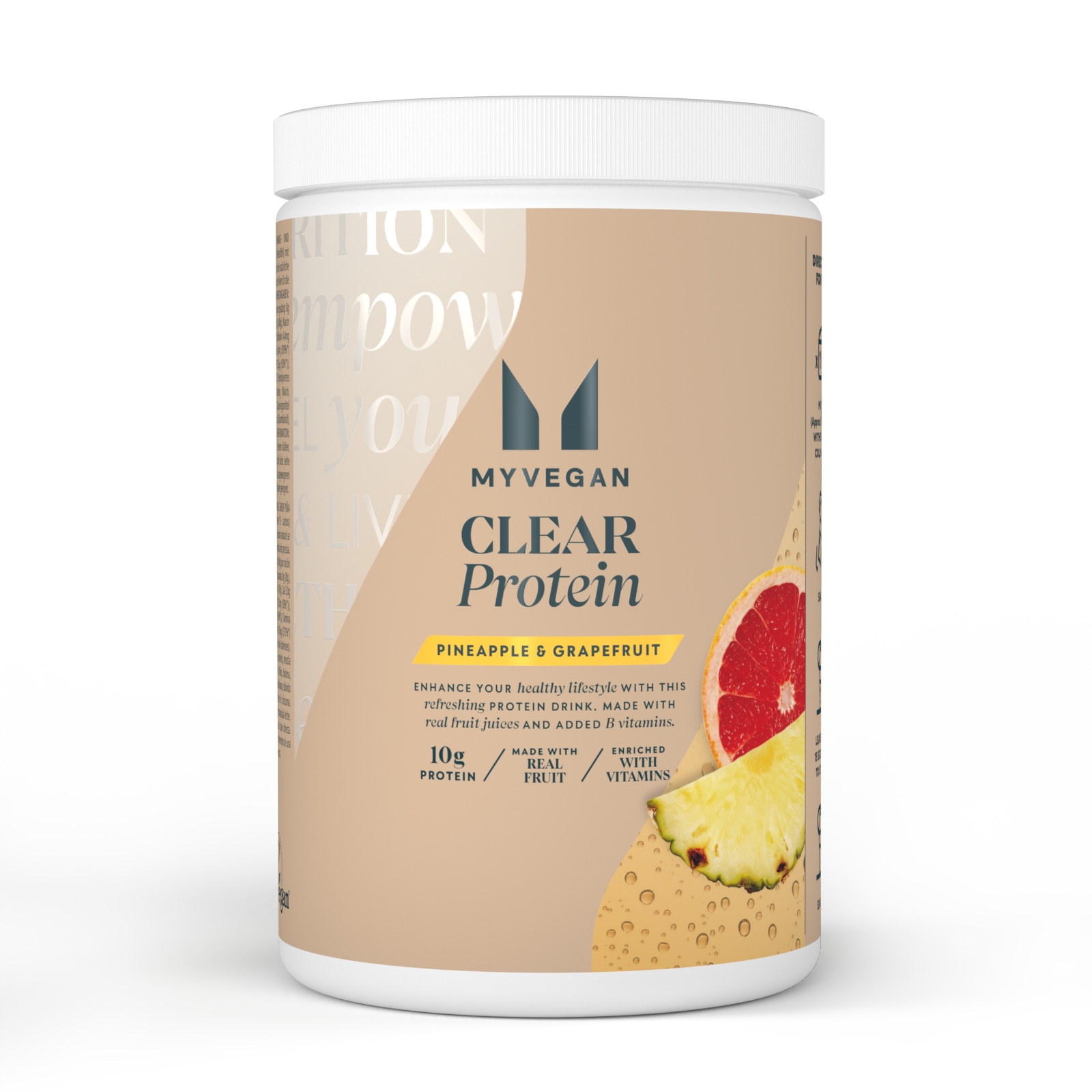 foto del prodotto clear vegan protein 40porzioni pineapple grapefruit