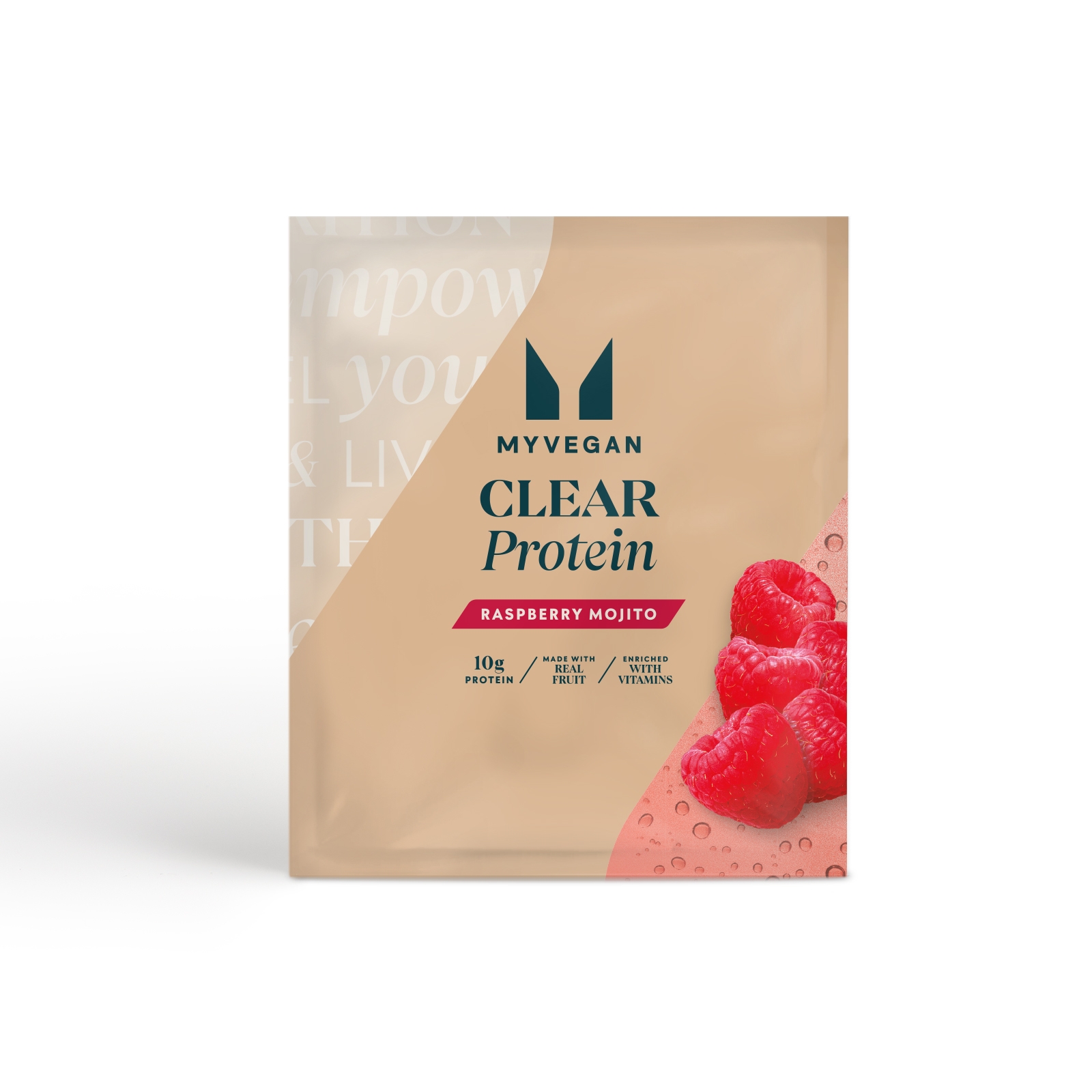 foto del prodotto clear vegan protein campione 16g mojito al lampone
