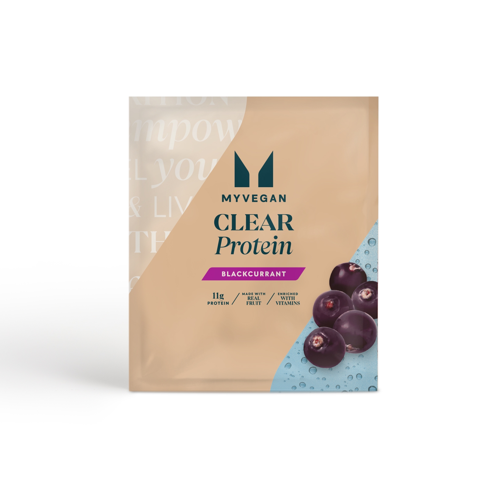 foto del prodotto clear vegan protein campione 16g ribes nero