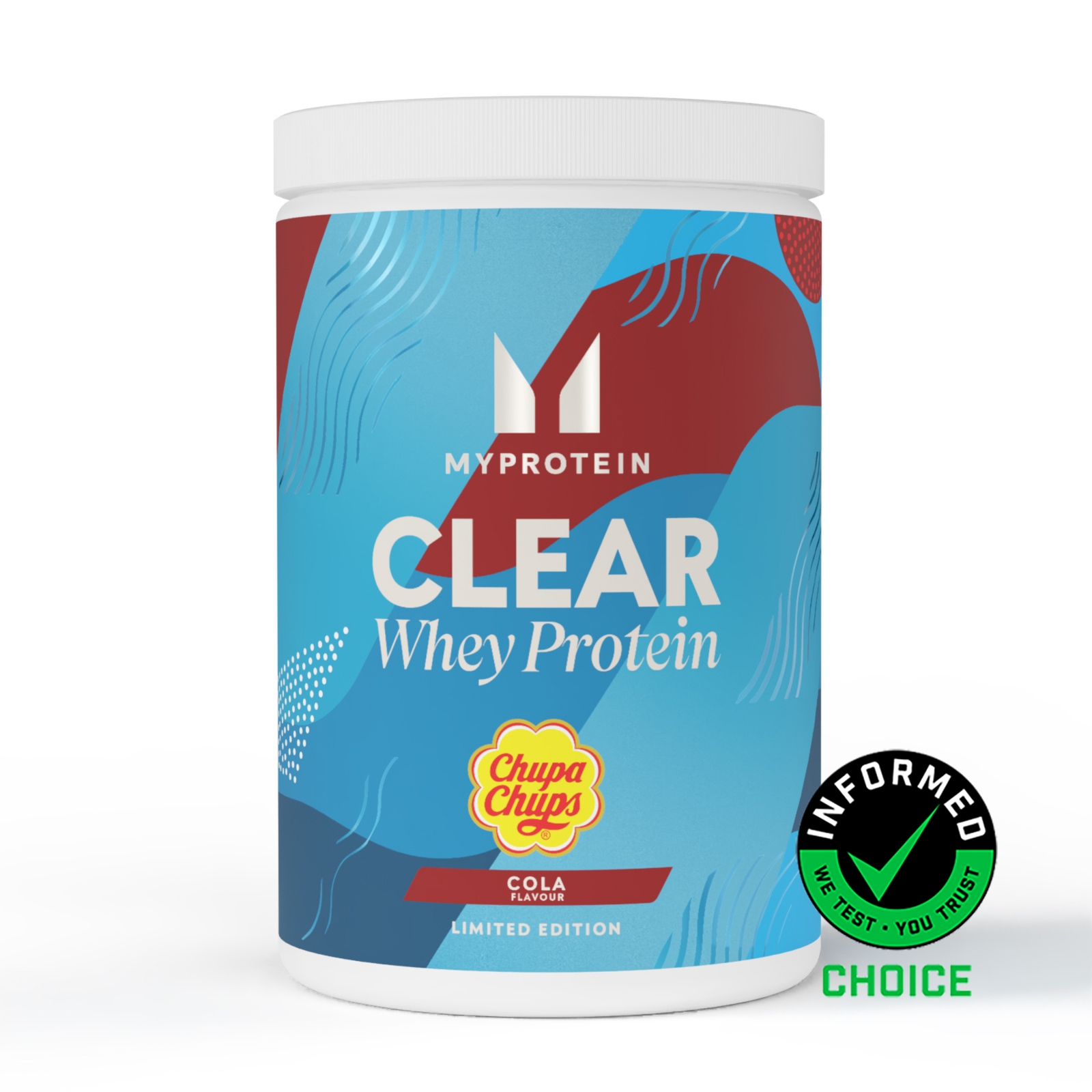 foto del prodotto clear whey isolate - 500g - 20porzioni - chupa chups - cola