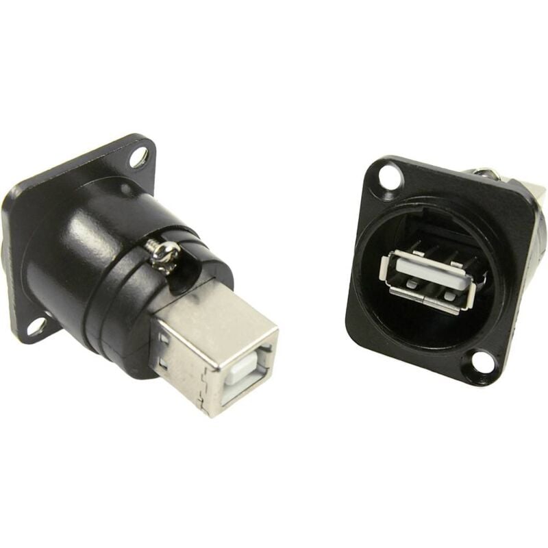foto del prodotto cliff adattatore xlr presa usb a a usb b adattatore incasso cp30114 contenuto 1 pz.