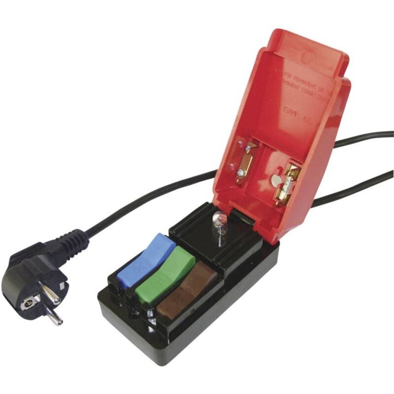 foto del prodotto cliff cl1860 adattatore per misurazioni spina schuko angolata connessione rapida