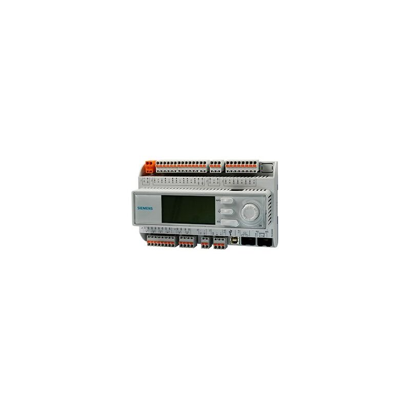 foto del prodotto climatix pol638.70 std controllore hvac 24 vac dc 21 i o ethernet rs485 knx modbus json pl link scheda sd usb hmi siemens