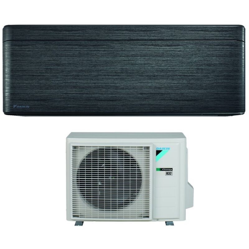 foto del prodotto climatizzatore condizionatore daikin bluevolution inverter serie stylish real blackwood 18000 btu ftxa50bt r 32 wi fi integrato classe a colore