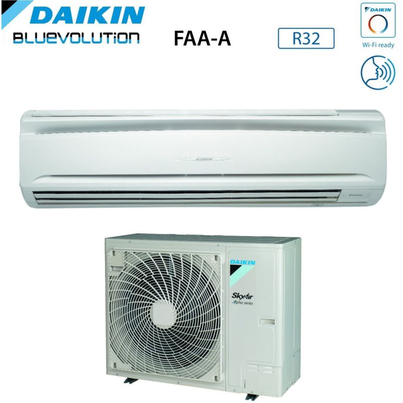 foto del prodotto climatizzatore condizionatore daikin bluevolution skyair active series inverter serie faa a 36000 btu faa100a rzag100nv1 r 32 wi fi optional classe