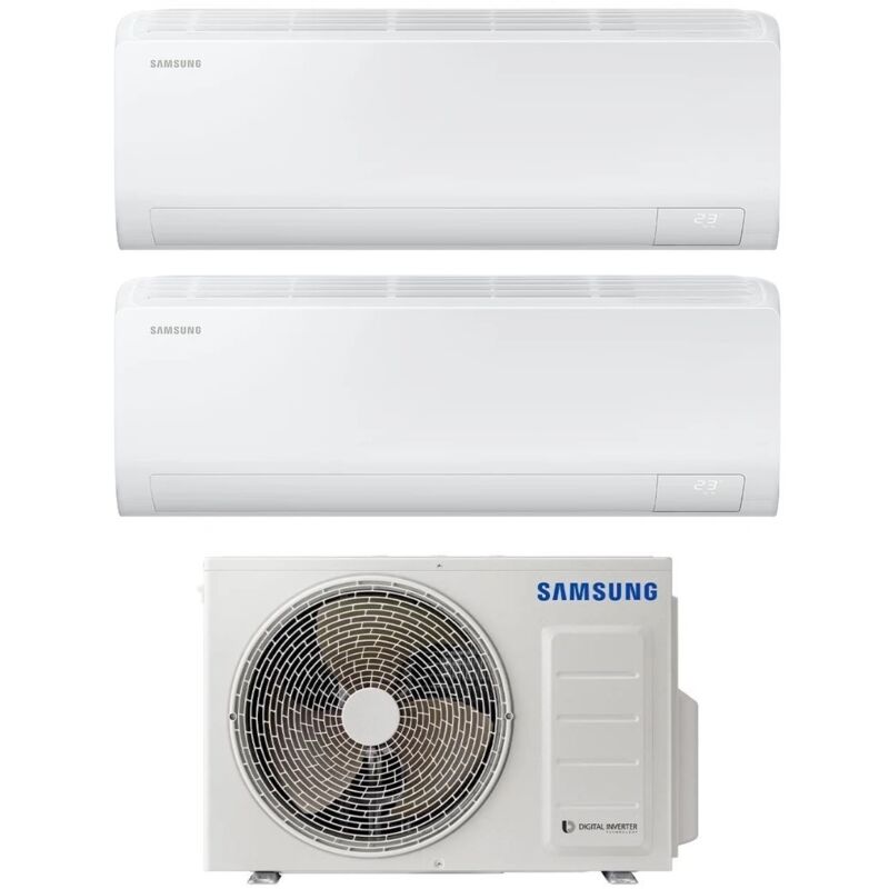 immagine 0 del prodotto climatizzatore condizionatore samsung dual split inverter serie cebu s2 9 18 con aj050txj2kg r 32 wi fi integrato 9000 18000