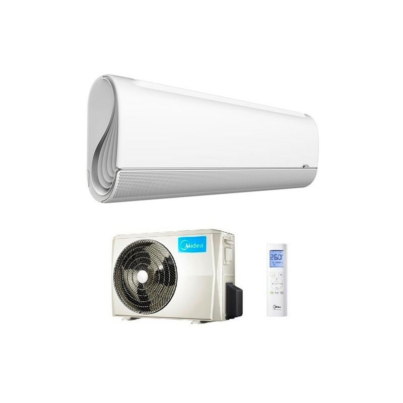 foto del prodotto climatizzatore midea breezeless 9000 inverter a r 32 wi fi integrato msfaau 09hrfn8