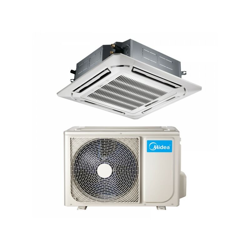 foto del prodotto climatizzatore midea cassetta 24000 r 32 a 90x90 mcd 24fnxd0 mou 24fn8 qd0
