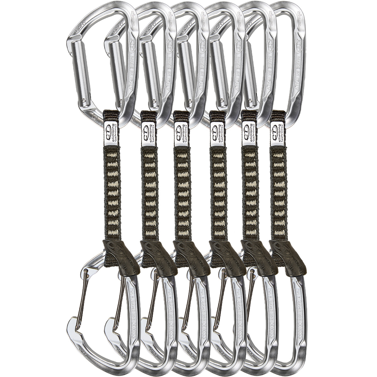 foto del prodotto climbing technology set di 6 rinvii lime m ul