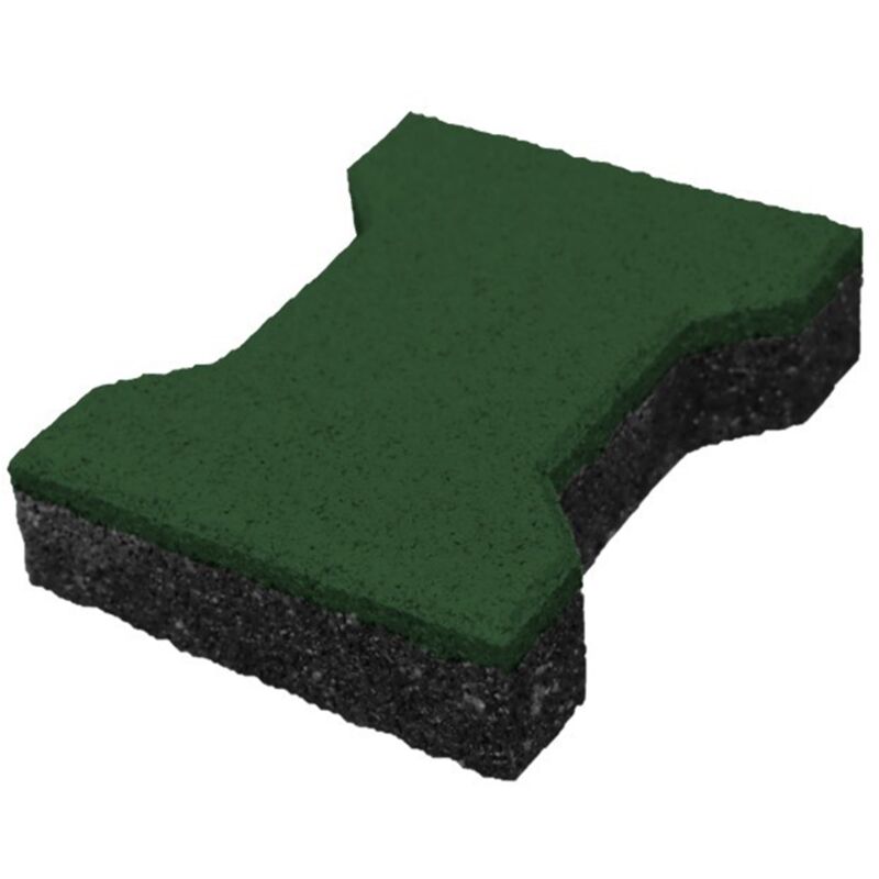 foto del prodotto clinker di gomma 43 mm verde