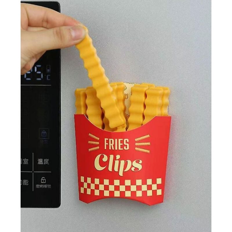foto del prodotto clip di chiusura magnetica per patatine fritte creative speciali da frigorifero bebusingoto