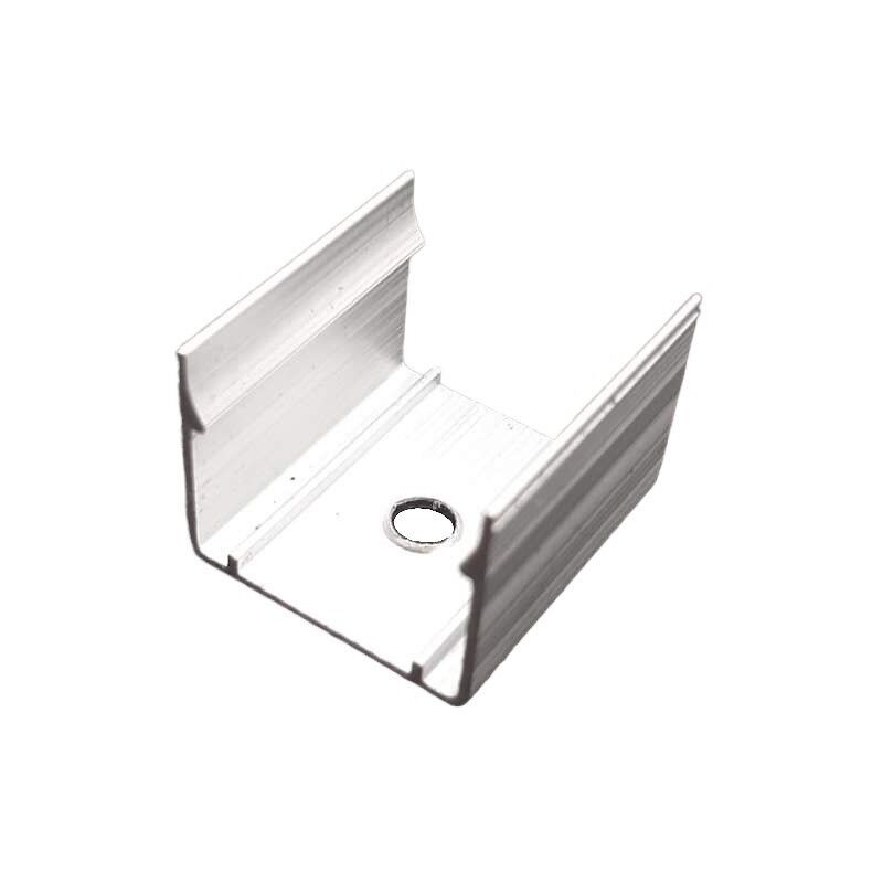 foto del prodotto clip di fissaggio per profili di silicone flessibile in costruzione flessibile. jandei