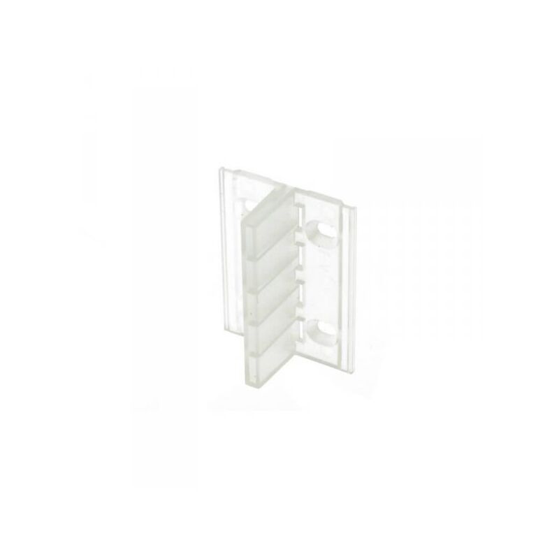 foto del prodotto clip guida gancio lineare plastica per fissaggio a muro parete profilato alluminio ba4420