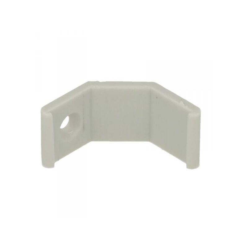 foto del prodotto clip guida gancio plastica per fissaggio profilato alluminio angolare spesso curva 45 gradi ba3109