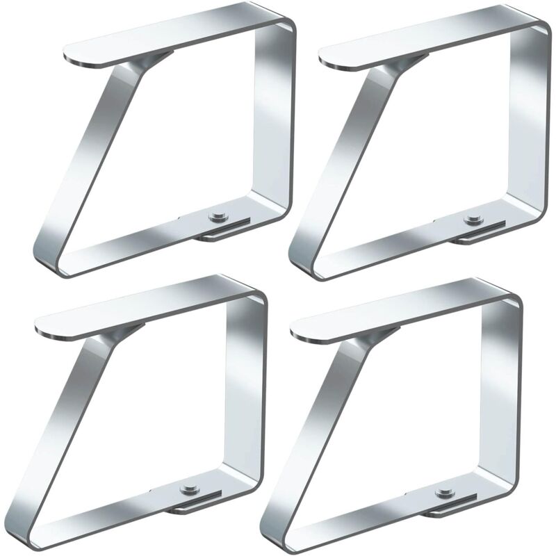 foto del prodotto clip per tovaglie grandi, set di 8 clip antiscivolo per tovaglie in acciaio inossidabile 7 cm x 8 pezzi 
