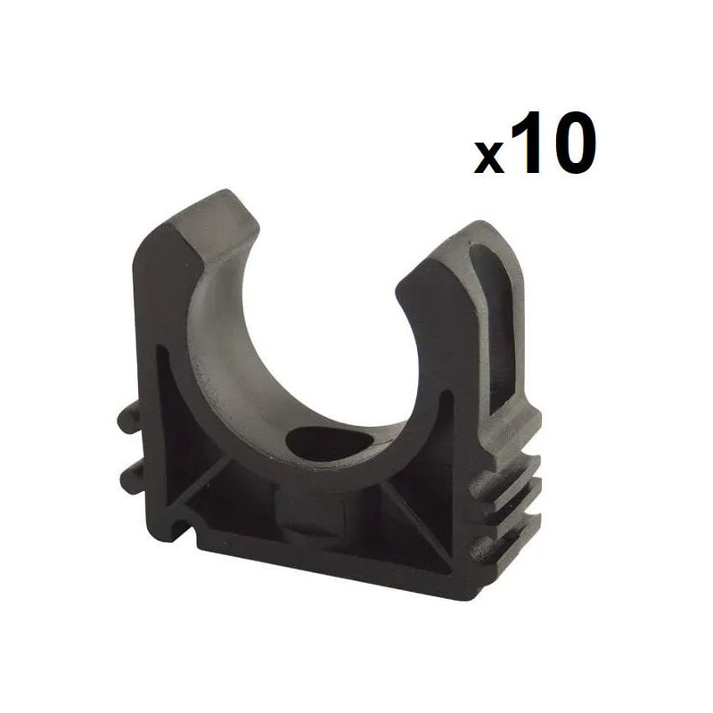 foto del prodotto clip per tubi a pressione in pvc, 32 mm, 10 pezzi.
