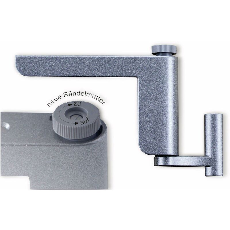 foto del prodotto clipclose ts mini fermaporta, colore argento