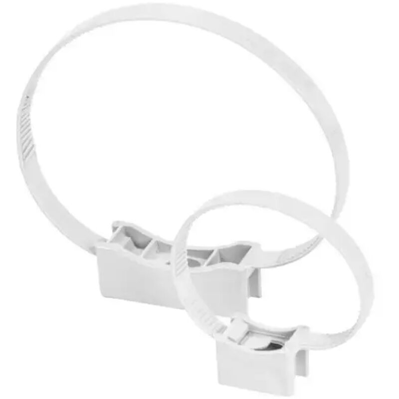 foto del prodotto clips fissatubo a fascetta 16 32 mm