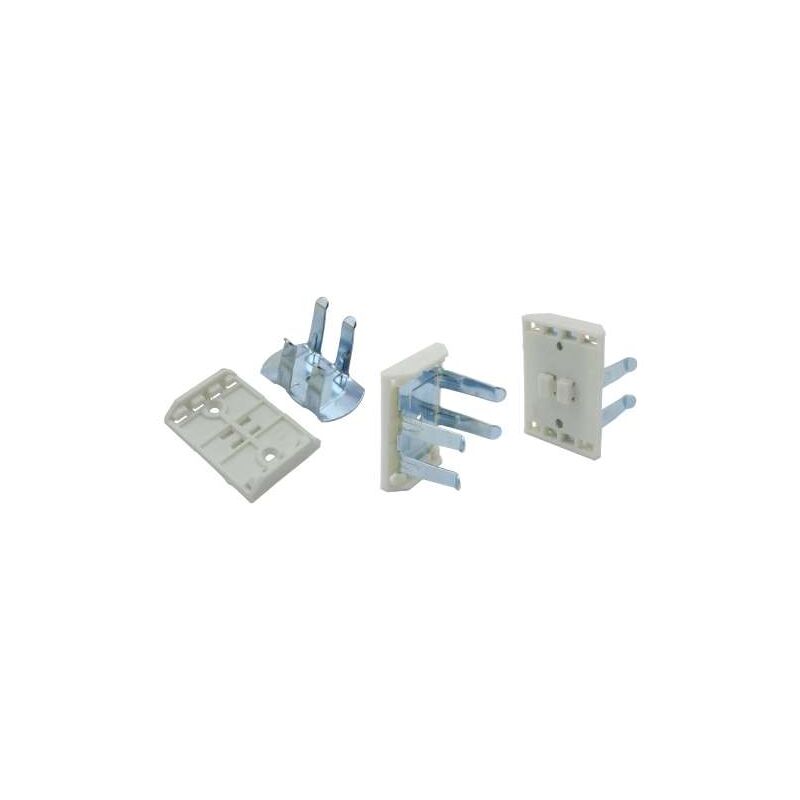 foto del prodotto clips zoccolino pvc e alluminio