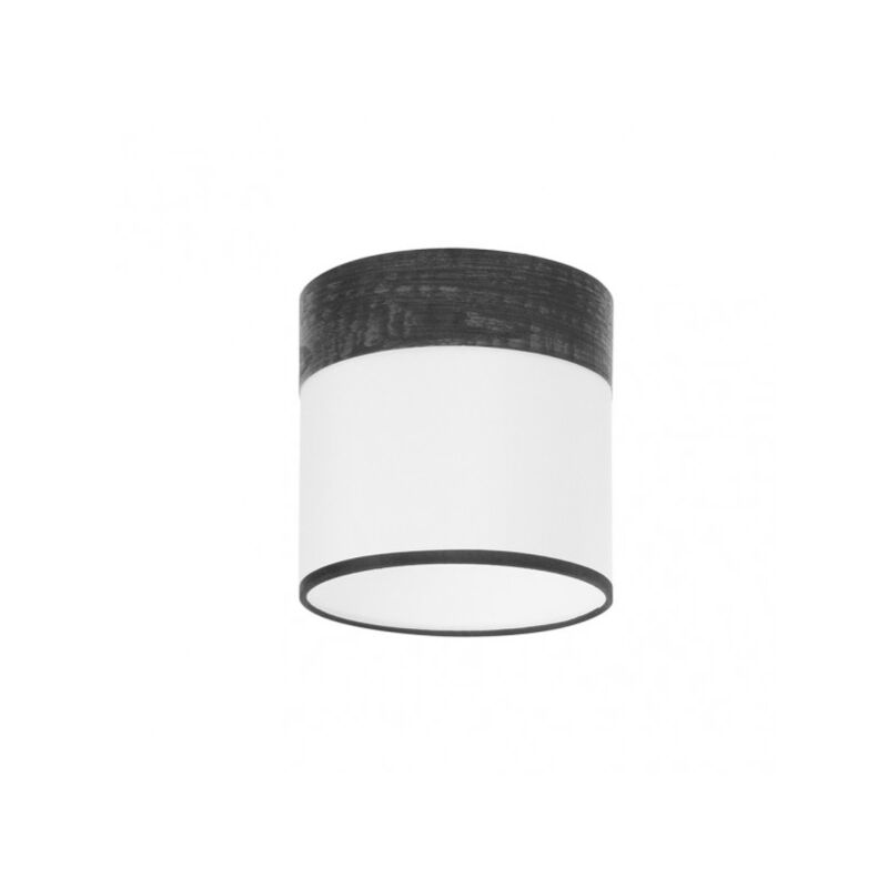 foto del prodotto cloe paralume di legno bianco nero e14 14 x 14 x 14 x 14 cm , multicolore, taglia unica fabrilamp