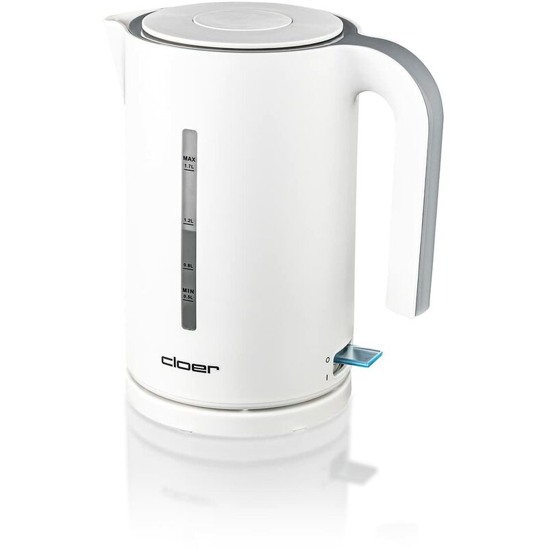 foto del prodotto cloer 4111 bollitore elettrico, 2200 w, indicatore grande del livello dell acqua, protezione contro il surriscaldamento e il funzionamento a secco,