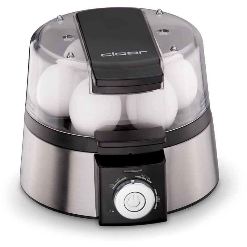foto del prodotto cloer 6070 cuociuova elettronico in acciaio inox, nero, argento