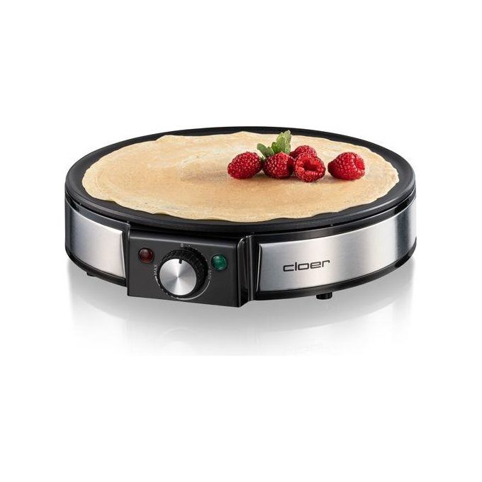 foto del prodotto cloer 6630 crepiera 2 crepe nero, acciaio inossidabile