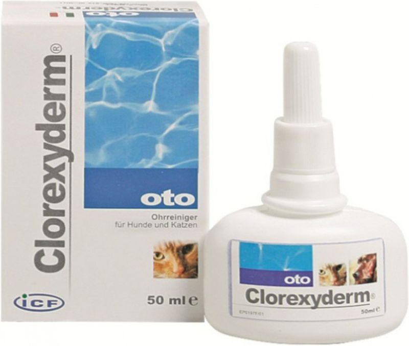 foto del prodotto clorexyderm oto icf detergente auricolare per cani e gatti 50 ml 1 ordine scegli lo sconto bzr5 bzr20 200 punti fedelt detergenti per gatti