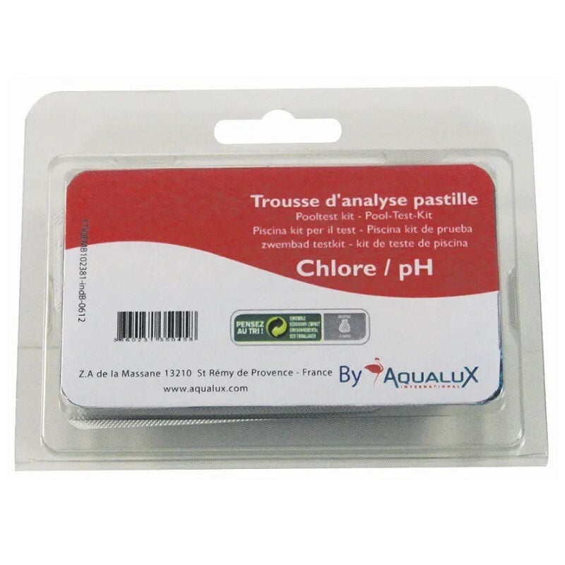 foto del prodotto cloro ph tablet analysis kit 3 compresse 2x30