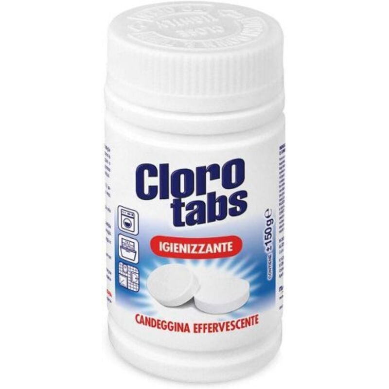 foto del prodotto cloro tabs candeggina effervescente in pastiglie da 150g sbiancante igienizzante
