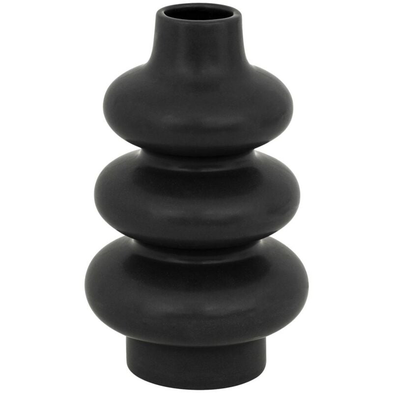 foto del prodotto clothilde vaso in ceramica nera h25cm atmosphera cr ateur d int rieur