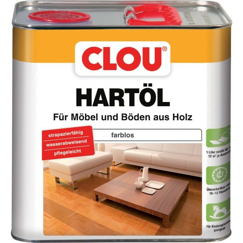 foto del prodotto clou nr legno di olio. 0 incolore 2,5l a 3 