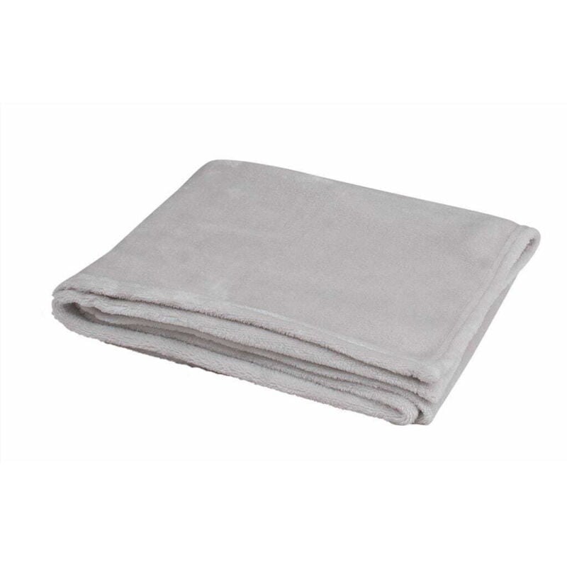 foto del prodotto cloud coperta per neonati 75x100 liscia e morbida grigio cenere
