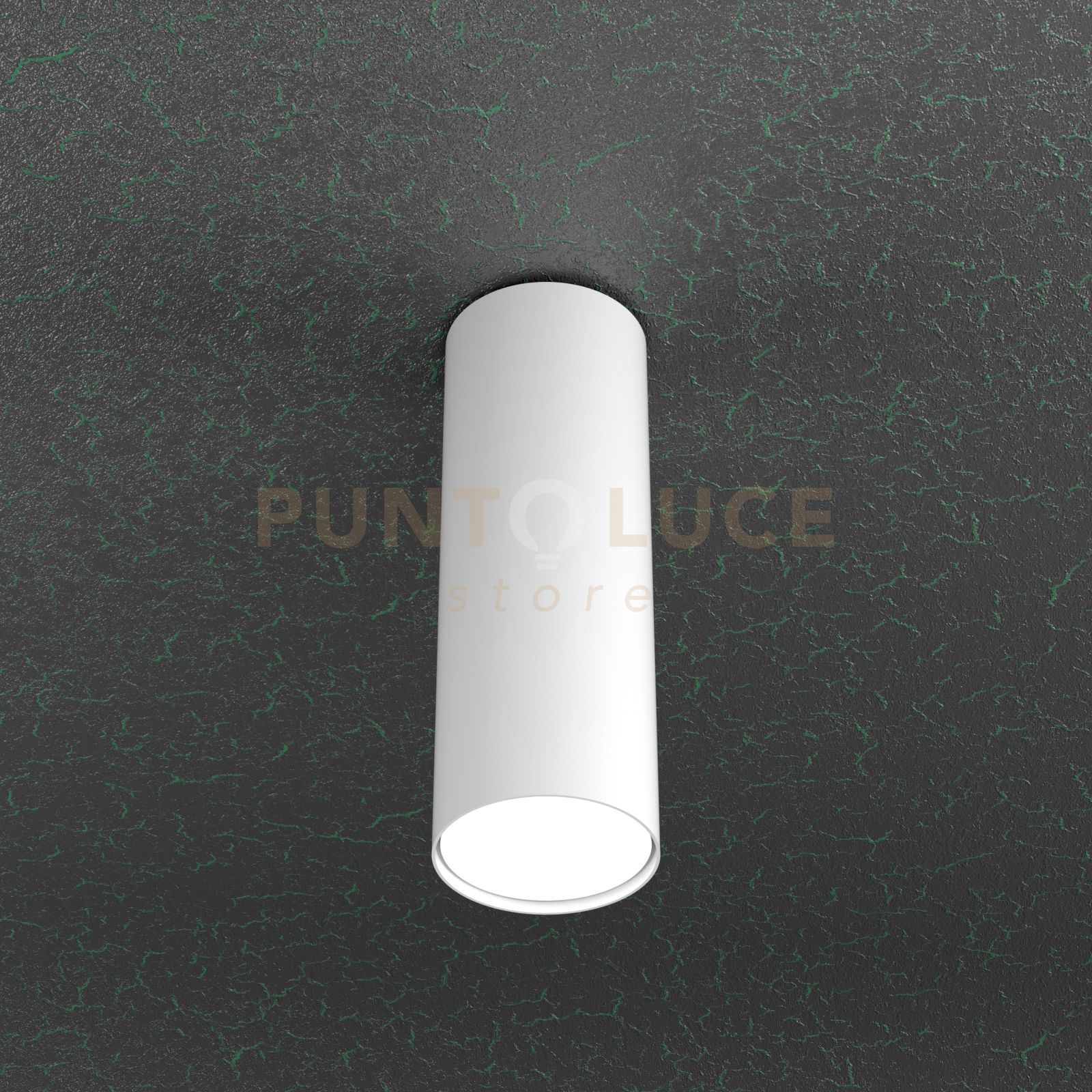 foto del prodotto cloud plafoniera tubo h.25 1 luce bianco 1128 pl25 bi