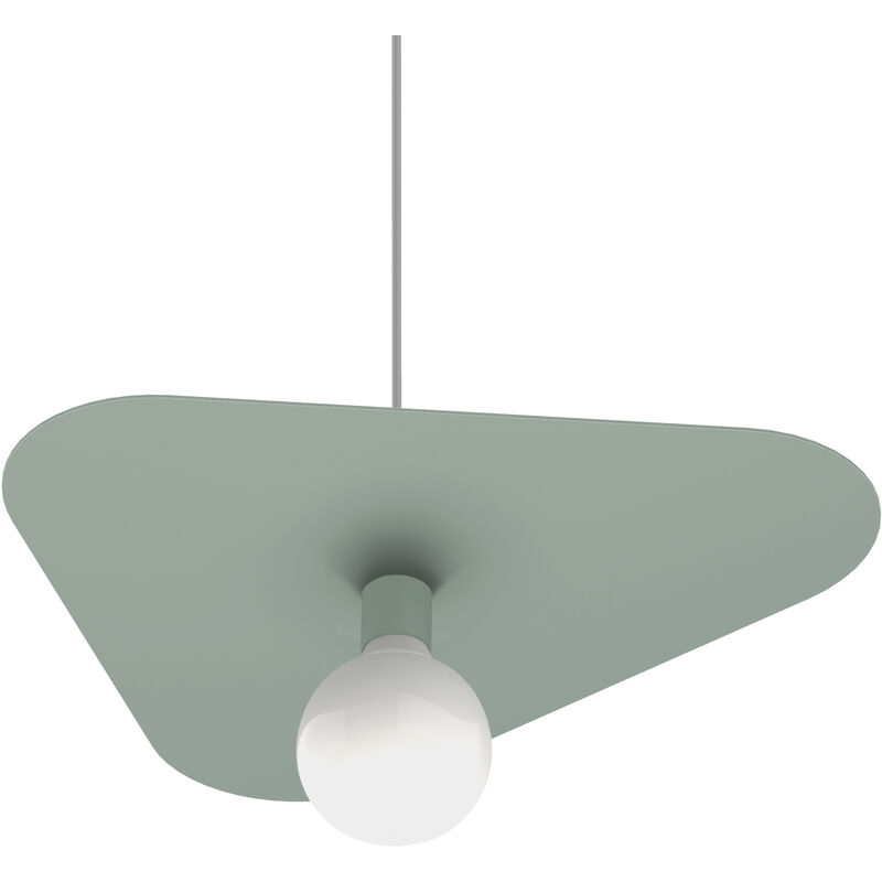 foto del prodotto cloud sospensione, 1xe27, max 42w, metallo, verde iceberg, 50x42cm lumicom