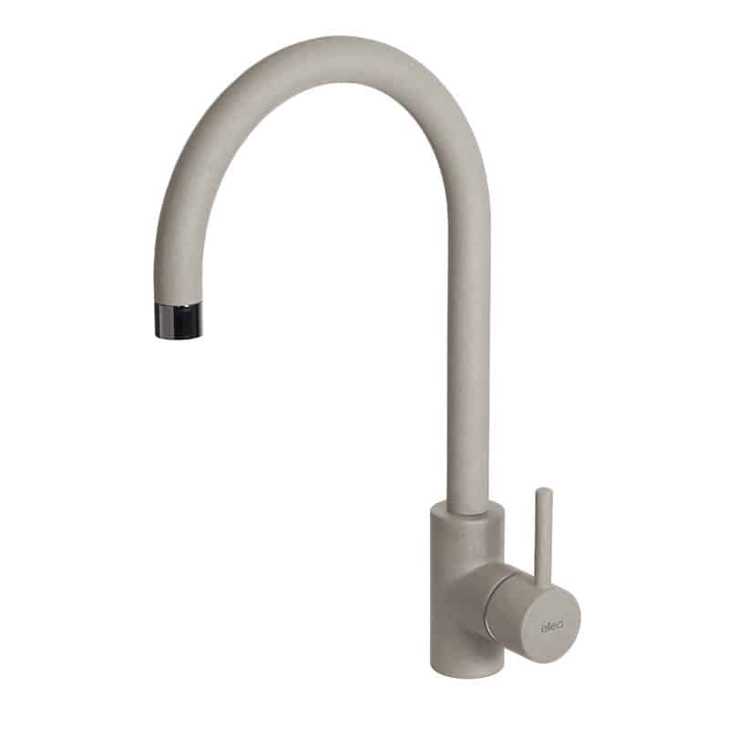 foto del prodotto cloud. tipo di beccuccio standard, colore del prodotto champagne, materiale del rubinetto keratek. altezza sopra la superficie di fissaggio max 