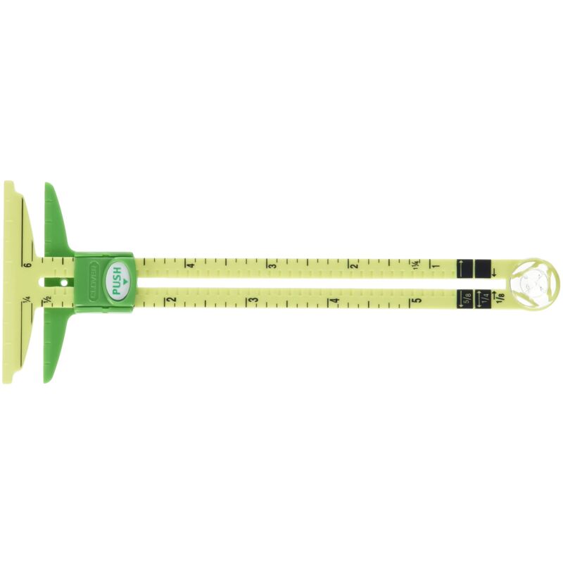 foto del prodotto clover 9506 calibro scorrevole 5 in 1 con nancy zieman, 9,13 x 4 x 0,38