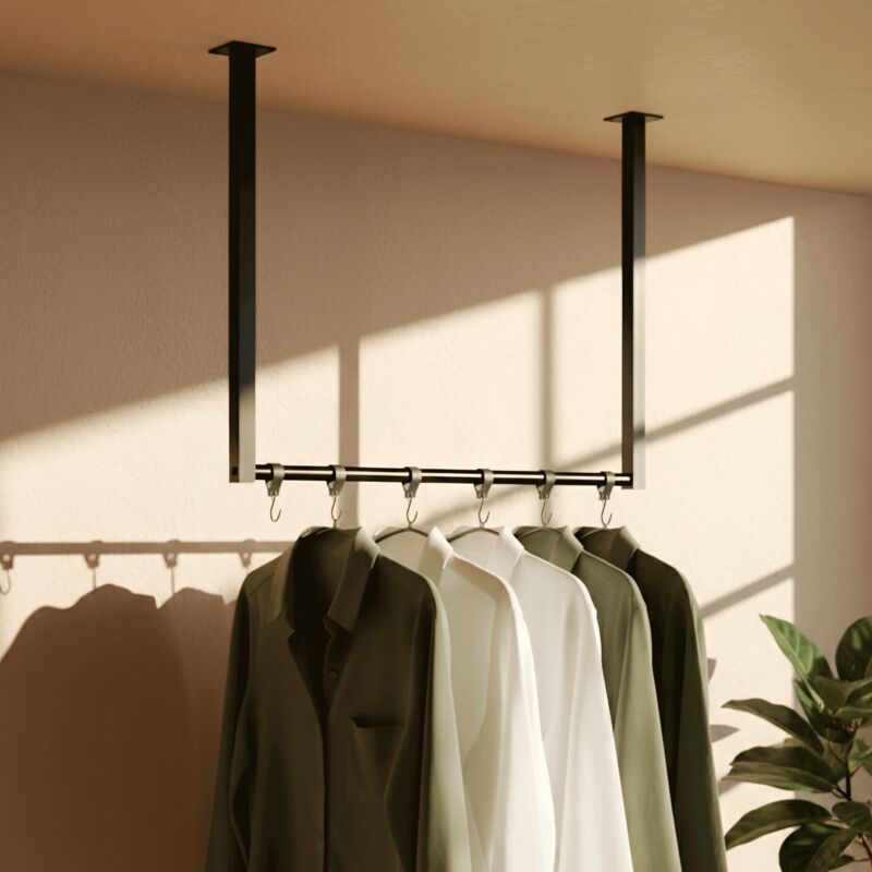 foto del prodotto clp appendiabiti fenton con 6 ganci per cappotti 60x60 cm