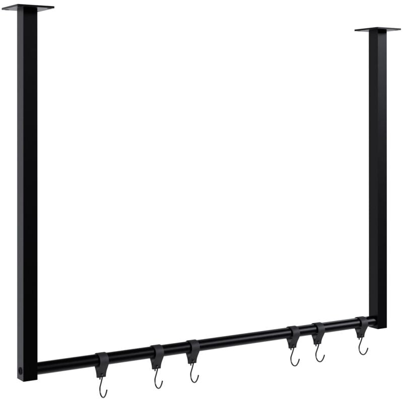 foto del prodotto clp appendiabiti fenton con 6 ganci per cappotti 80x60 cm