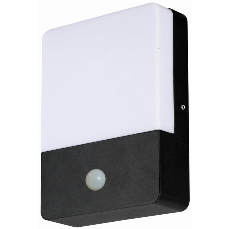 foto del prodotto clp - luce da esterno bordeaux con sensore di movimento sul muro