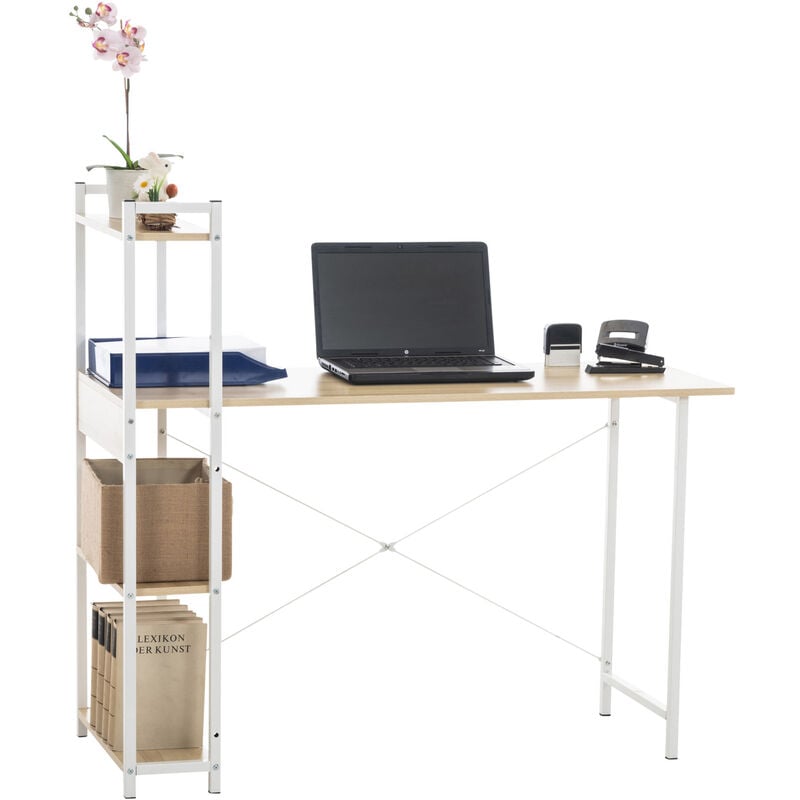 foto del prodotto clp scrittoio poe design industriale acero