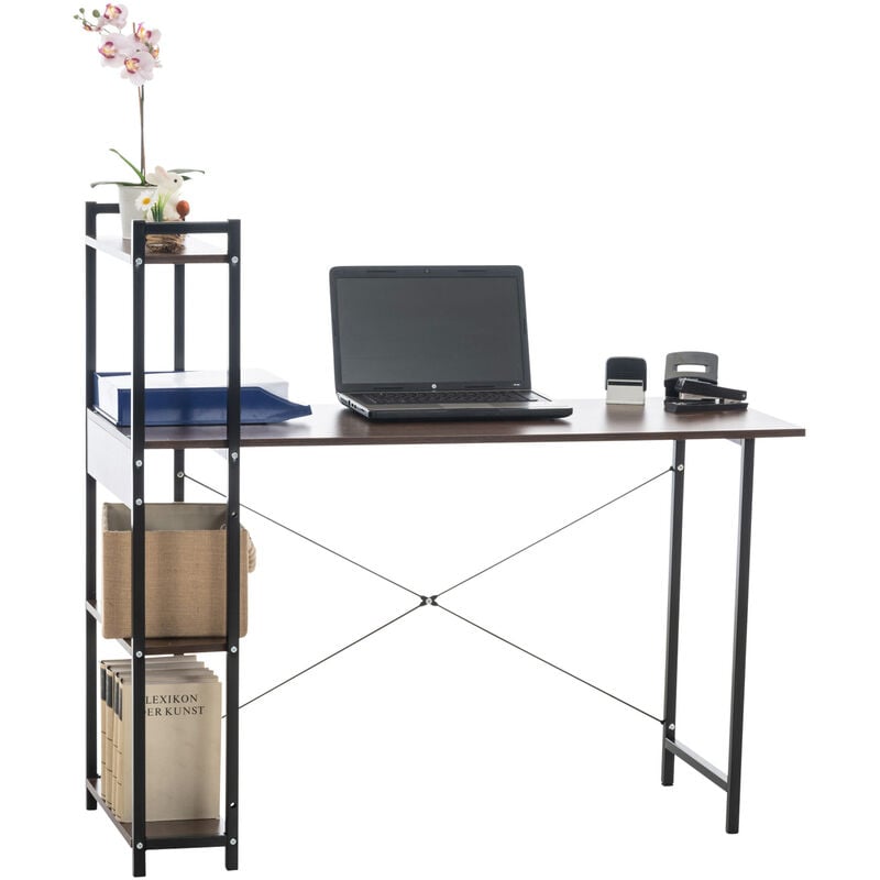 foto del prodotto clp scrittoio poe design industriale noce