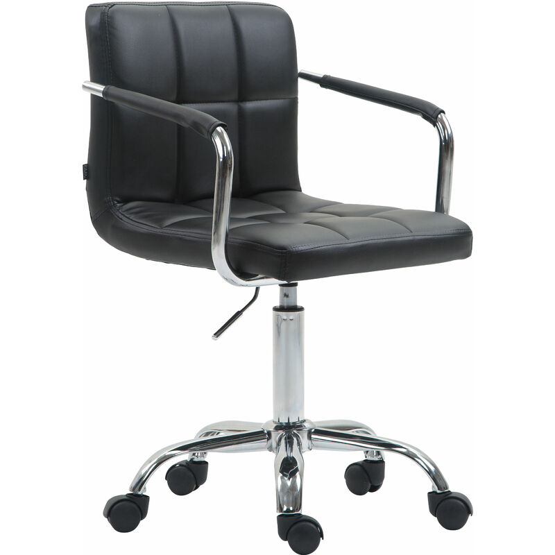 foto del prodotto clp - sedia da ufficio lucy v2 in similpelle nero