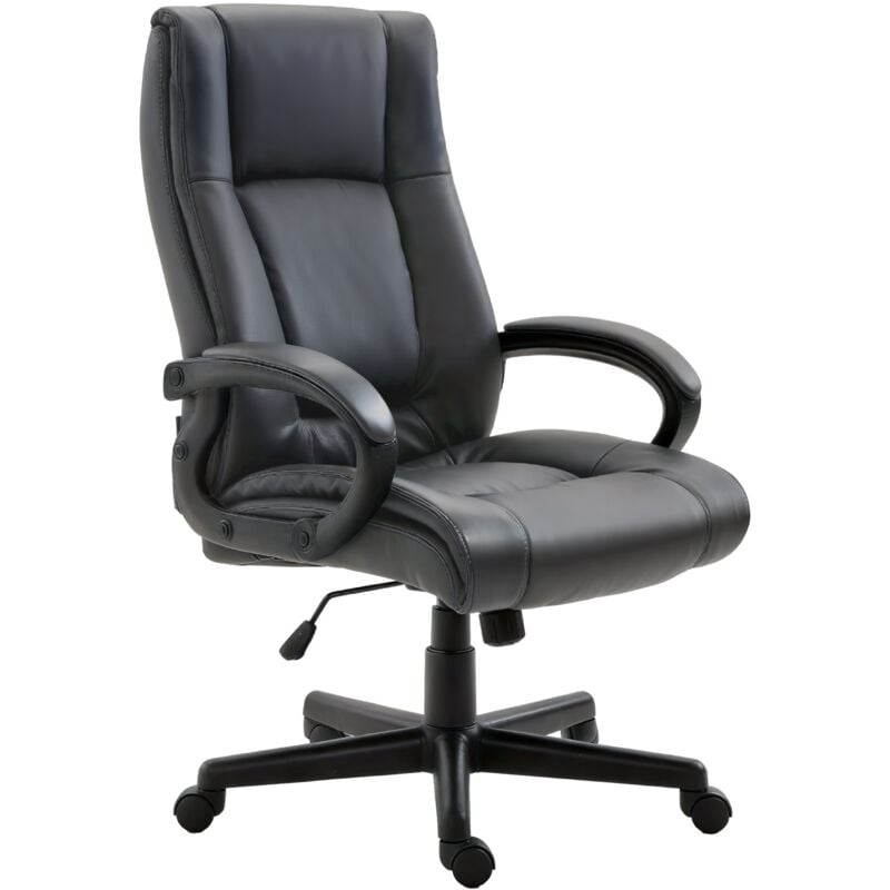 foto del prodotto clp sedia da ufficio xl sparta in similpelle nero