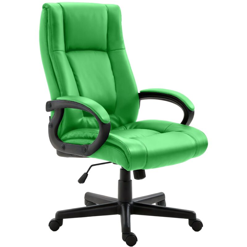 foto del prodotto clp sedia da ufficio xl sparta in similpelle verde