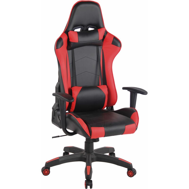 foto del prodotto clp sedia gaming miracle in similpelle nero rosso
