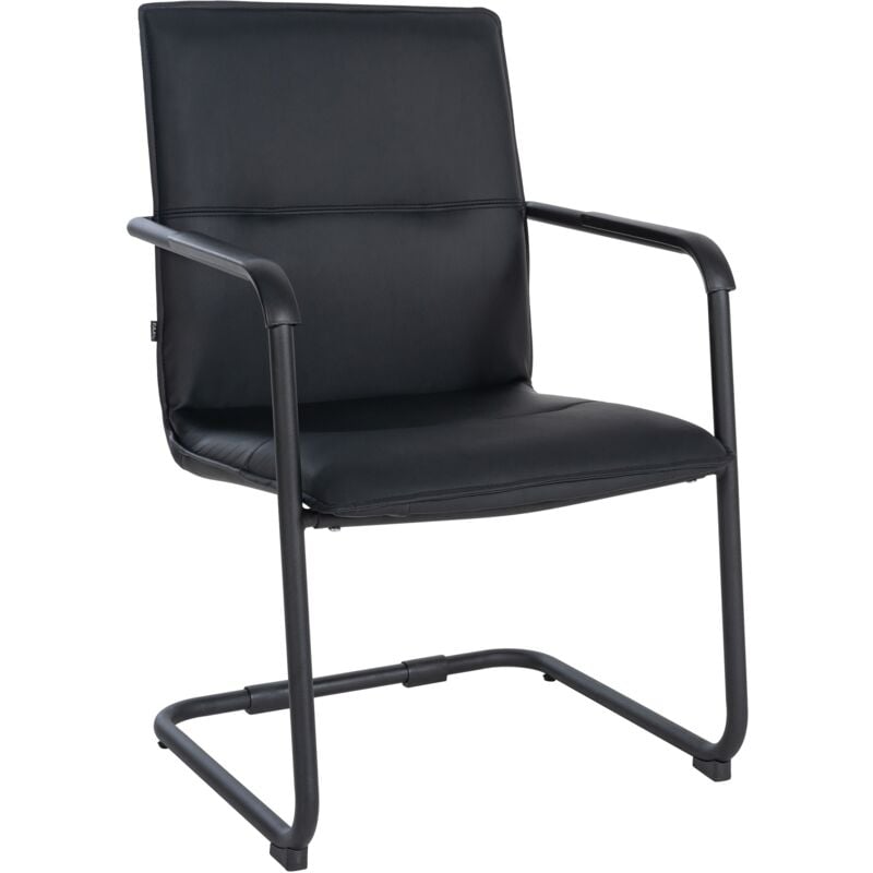 foto del prodotto clp sedia seattle in similpelle nero nero