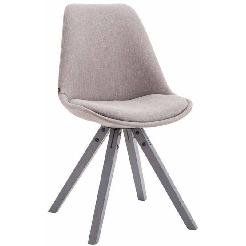 foto del prodotto clp sedia toulouse square in tessuto grigio grigio