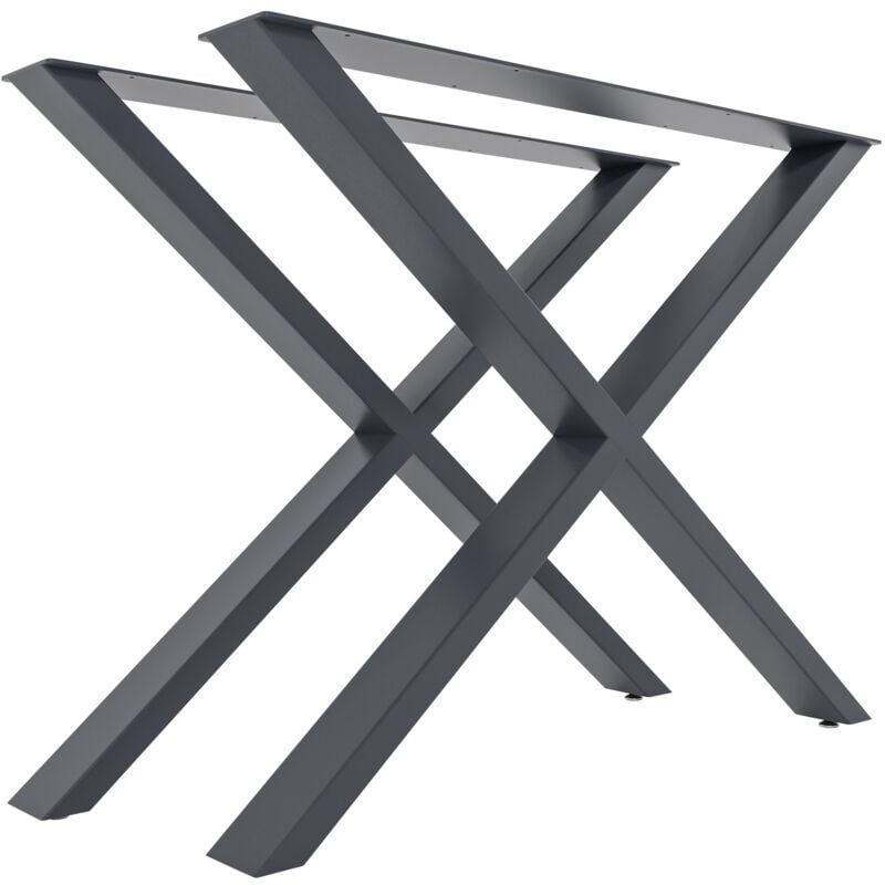 foto del prodotto clp set di 2 gambe per tavolo swift grigio l