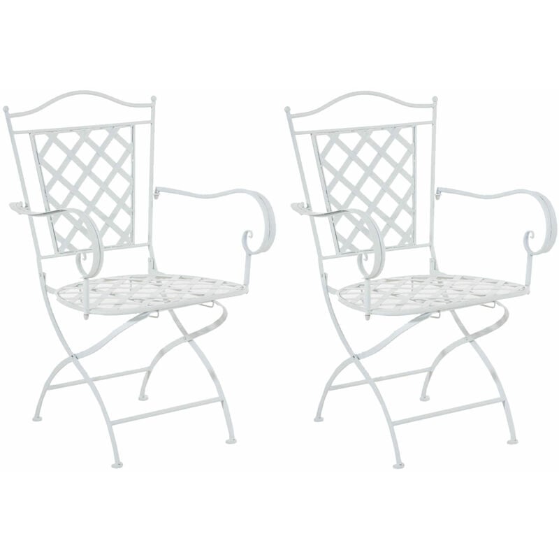 foto del prodotto clp - set di 2 sedie adara bianco